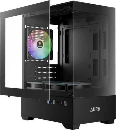Корпус Gamdias Aura GC9M ARGB Black with window (4711514502527)