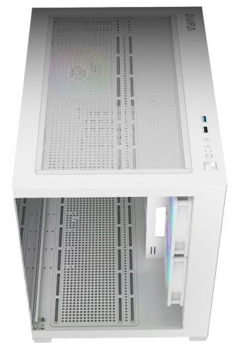 Корпус Gamdias Aura GC10M WH ARGB White with window (4711514502312)