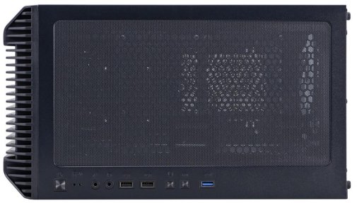 Корпус 1stPlayer H6-BK-4F7 Black with window