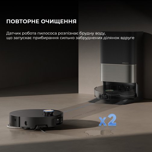Робот-пилосос Dreame Bot X50 Ultra Complete Black (RLX85CE-4-BL)