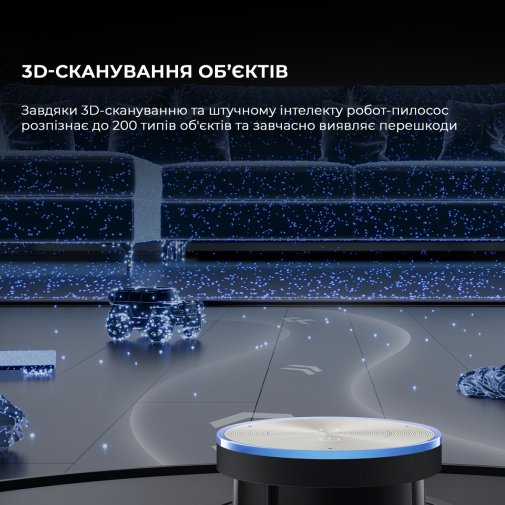 Робот-пилосос Dreame Bot X50 Ultra Complete Black (RLX85CE-4-BL)