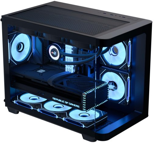 Корпус AeroCool P300C-G-BK-v1 Black with window (ACCS-PN02033.11)