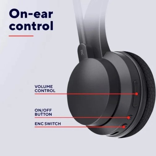 Гарнітура накладна Trust Ayda Wireless ENC, Black