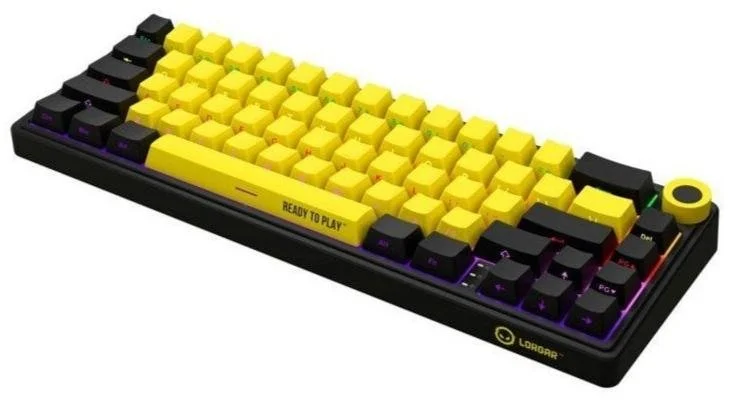 Фото: Клавіатура Lorgar KBP70MW Toxic Purple ENG WL/RT/USB Black/Yellow (LRG-KBP70MW-YL-US) № 25 | KTC