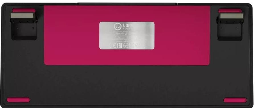 Клавіатура Lorgar KBP7075W Toxic Purple ENG WL/RT/USB Black (LRG-KBP7075W-BK-US)
