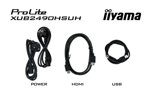 Фото: Монітор iiyama ProLite XUB2490HSUH-B2 Black - 23.8" IPS / 1920×1080 / 100 Гц / Adaptive Sync / Pivot / HAS № 34 | KTC