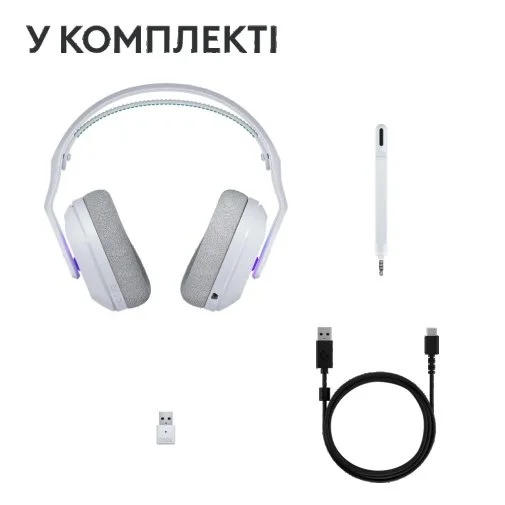 Фото: Гарнітура Logitech G522 Lightspeed White (981-001550) № 26 | KTC