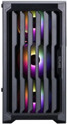 Фото: Корпус 1stPlayer H2-BK-4F7 Black with window № 10 | KTC