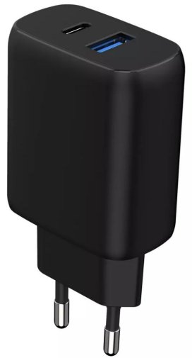 Зарядний пристрій Proove Silicone Power 2 30W Black with Type-C / Type-C (632470001)