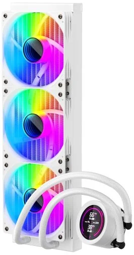Фото: Система рідинного охолодження 1stPlayer TS4-360 White (TS4-360-WH) № 10 | KTC