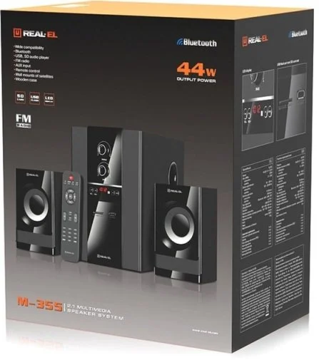 Фото: Колонки Real-EL M-355 Black (EL121300015) № 19 | KTC
