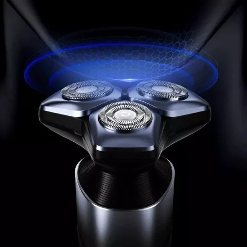 Фото: Електробритва ENCHEN Rotary Shaver Knight 1 Black (BK3000G) № 11 | KTC