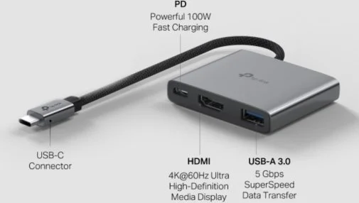 Фото: USB-хаб TP-Link UH3020C 3in1 № 11 | KTC