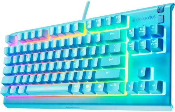 Фото: Клавіатура SteelSeries Apex 3 TKL ENG/UKR USB Aqua (64933) № 6 | KTC