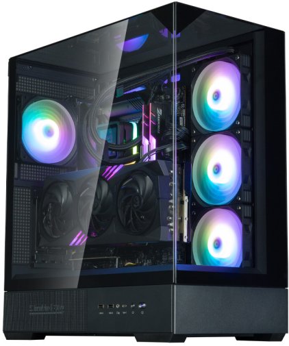 Корпус Zalman P40 Prism Plus Black with window (P40PRISMPLUSBLACK)