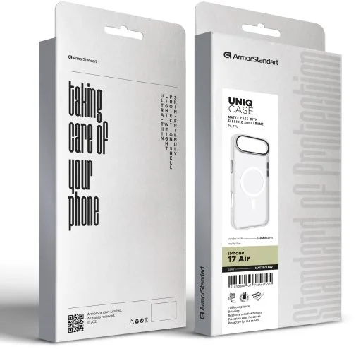 Чохол ArmorStandart for Apple iPhone 17 Air - Uniq MagCase Matte Clear (ARM86279)