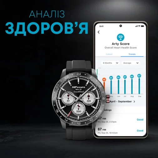 Фото: Смарт годинник HiFuture Flex2 Silver (flex2.silver) № 14 | KTC