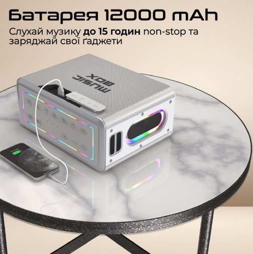 Акустика для вечірок HiFuture MusicBox Black (6972576181343)