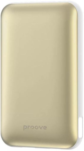Батарея універсальна Proove Vibe Energy Plus 22.5W 10000mAh white/gold