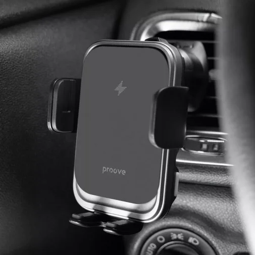 Фото: Кріплення для мобільного телефону Proove Nitro Charge 15W Matte Matte Black (WHNC15002005) № 7 | KTC