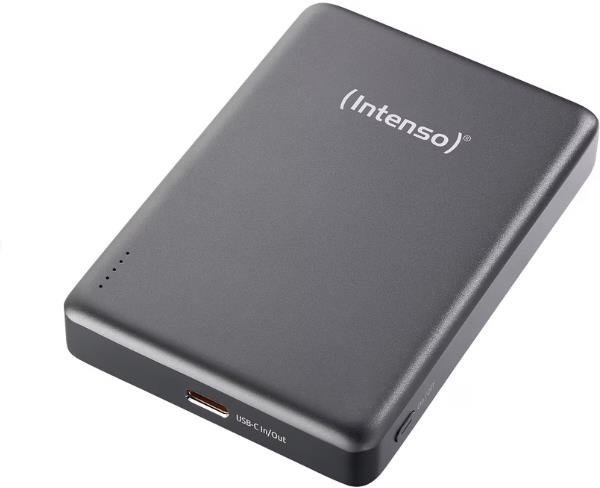 Батарея універсальна Intenso MW10000 10000mAh 20W/ Qi 15W Grey (7344034)