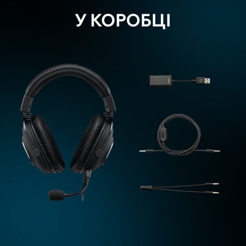 Гарнітура накладна Logitech G Pro X SE, Black ( Gaming )