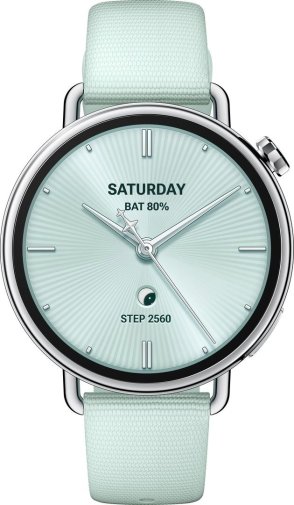 Смарт годинник Xiaomi Watch S4 41mm Fluororubber Strap Mint Green (BHR080CGL)