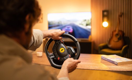 Кермо Thrustmaster T98-P Ferrari 296 GTB з педалями для PC/PS4/PS5