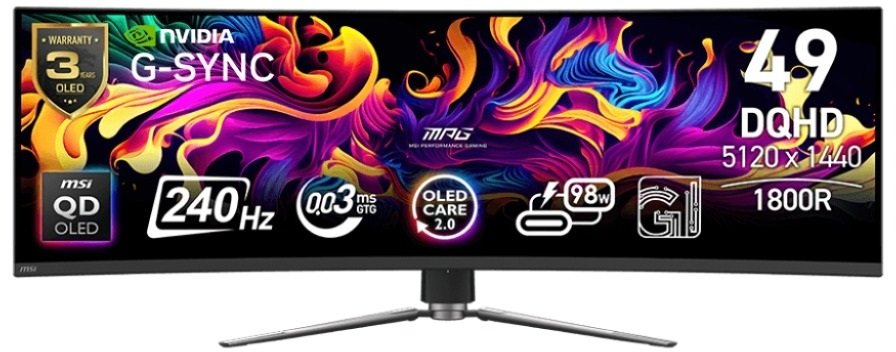 Монітор MSI MPG 491CQPX QD-OLED