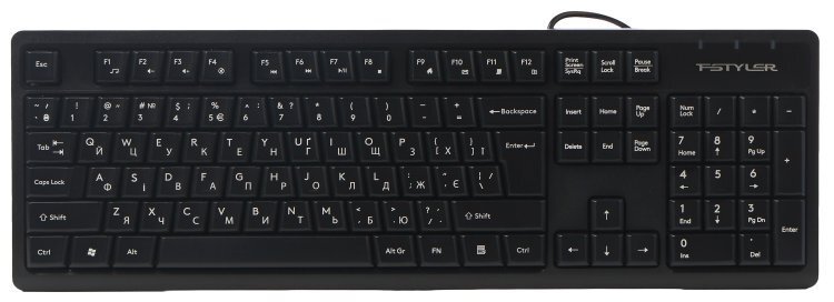 Клавіатура A4tech Fstyler FKS12 Black
