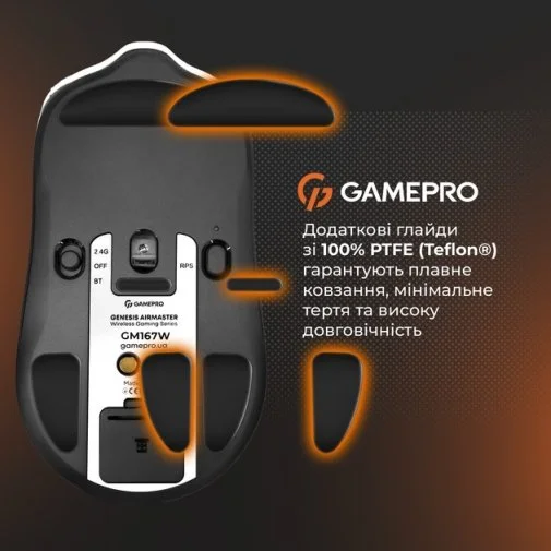 Фото: Миша GamePro Genesis Airmaster GM167W Wireless № 31 | KTC
