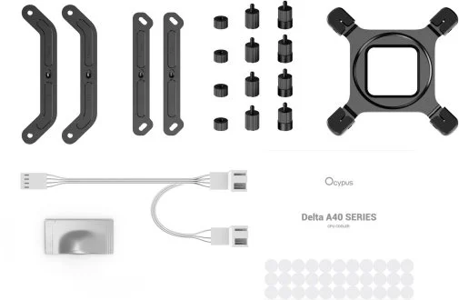 Фото: Кулер для процесора Ocypus Delta A40 Elite Dual Fan White (DELTA-A40-WH2NNWN00X-GL) № 20 | KTC