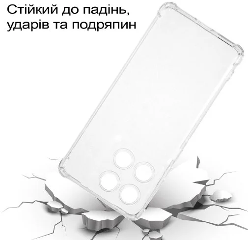 Фото: Чохол BeCover for Motorola Edge 60 Fusion - Anti-Shock Clear (713805) № 14 | KTC