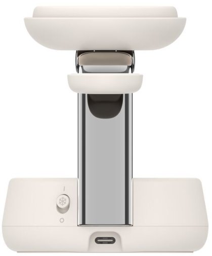 Бездротова зарядна станція Belkin UltraCharge Pro 3-in-1 Magnetic Charging Dock 25W Sand (WIZ040KQSD)