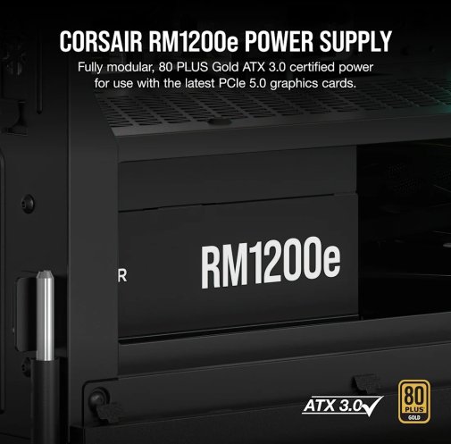 Блок живлення Corsair 1200W RM1200e (CP-9020258-EU)