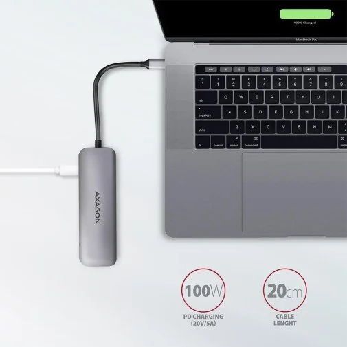 Фото: USB-хаб Axagon 5in1 HMC-5 Grey № 15 | KTC
