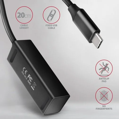 Фото: USB-хаб Axagon HUE-M1C Black № 8 | KTC