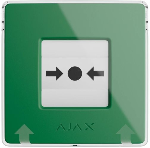Тривожна кнопка Ajax ManualCallPoint Jeweller Green (44794)