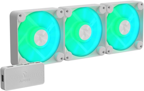 Кулер APNX FP1-120 ARGB White 3pcs (APF3-PF11257.21)