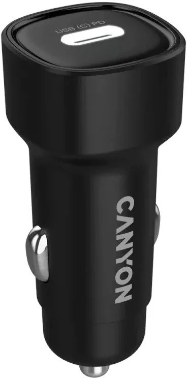 Фото: Автомобільний зарядний пристрій Canyon OnDrive 30 30W Black (CNE-CCABR2C) № 12 | KTC
