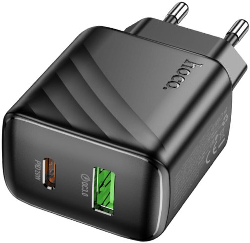 Зарядний пристрій Hoco CS25A Rico PD QC3.0 20W Black (6942007639781)