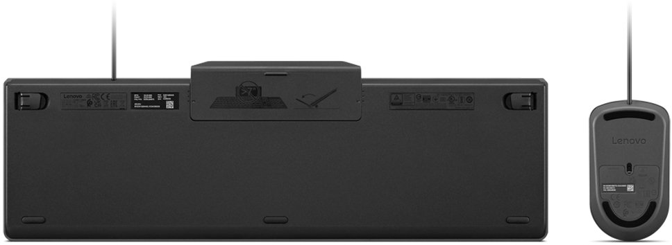 Клавіатура+мишка, Lenovo 310 USB-A Wired Combo Ukraine, Grey