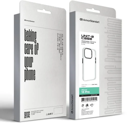 Фото: Чохол ArmorStandart for Apple iPhone 13 Pro - UNIT2 Matte Clear (ARM74800) № 8 | KTC