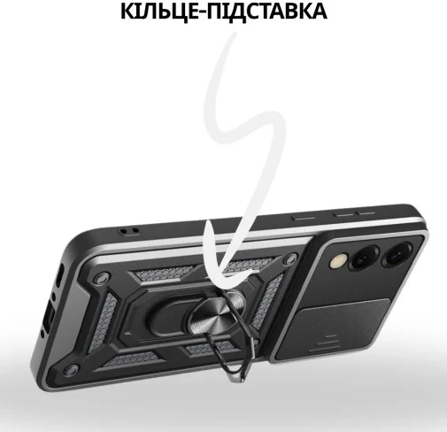 Фото: Чохол BeCover for Samsung Galaxy S25 Edge SM-S93 - Military Black (714570) № 10 | KTC