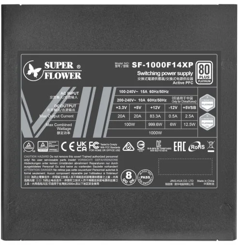 Фото: Блок живлення Super Flower 1000W Leadex VII Platinum Pro (SF-1000F14XP) № 14 | KTC