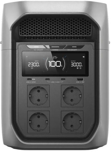 Зарядна станція EcoFlow DELTA 3 Max Plus 3000W, 2048Wh