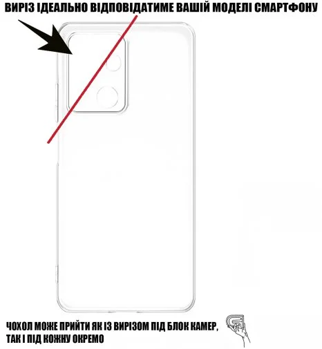 Фото: Чохол BeCover for Oppo A5x 4G/5G - Transparancy (713789) № 12 | KTC