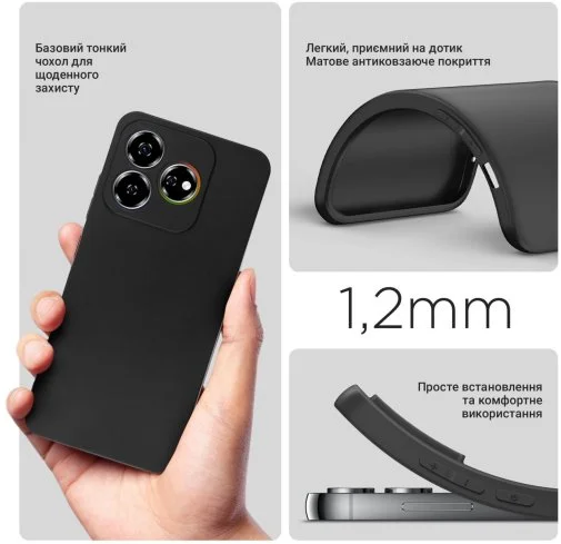 Фото: Чохол BeCover for Nubia V60 - Black (712773) № 10 | KTC