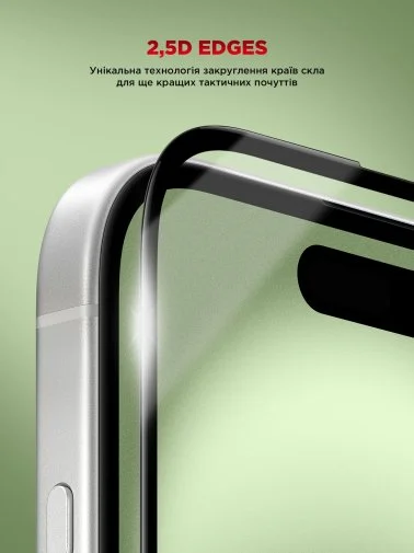 Фото: Захисне скло ArmorStandart for Apple iPhone 16/15 - Corning Black Icon (ARM79552) № 21 | KTC