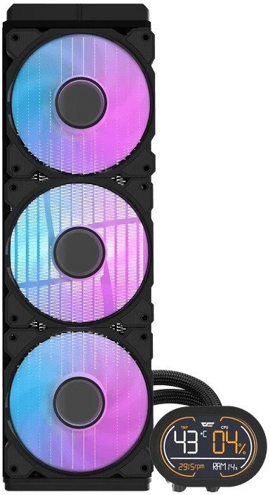 Фото: Система рідинного охолодження DARKFLASH DH360D Black (DH360D BLACK) № 9 | KTC